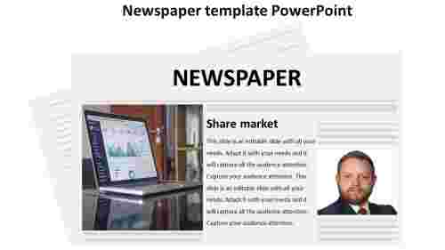 newspaper template powerpoint-